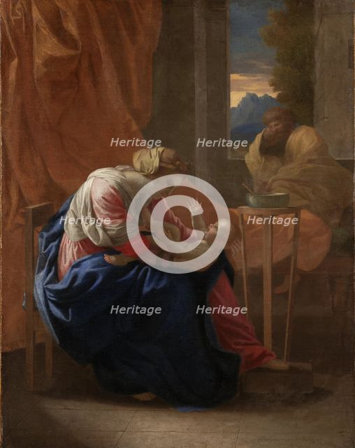 The Holy Family, 1641. Creator: Nicolas Poussin.