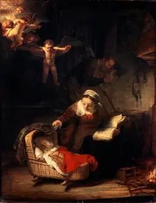 The Holy Family 1645. Artist: Rembrandt Harmensz van Rijn