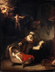 The Holy Family 1645. Artist: Rembrandt Harmensz van Rijn
