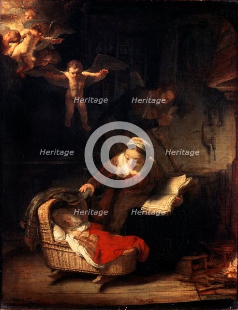'The Holy Family', 1645.  Artist: Rembrandt Harmensz van Rijn    