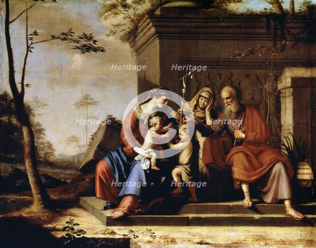 'The Holy Family', 1655. Artist: Pierre Cauchy