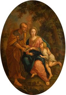 The Holy Family, 1720. Creator: Giovanni Stefano Robatto
