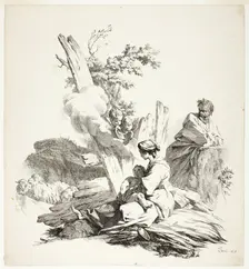 The Holy Family, 1758. Creator: Jean Baptiste Marie Pierre