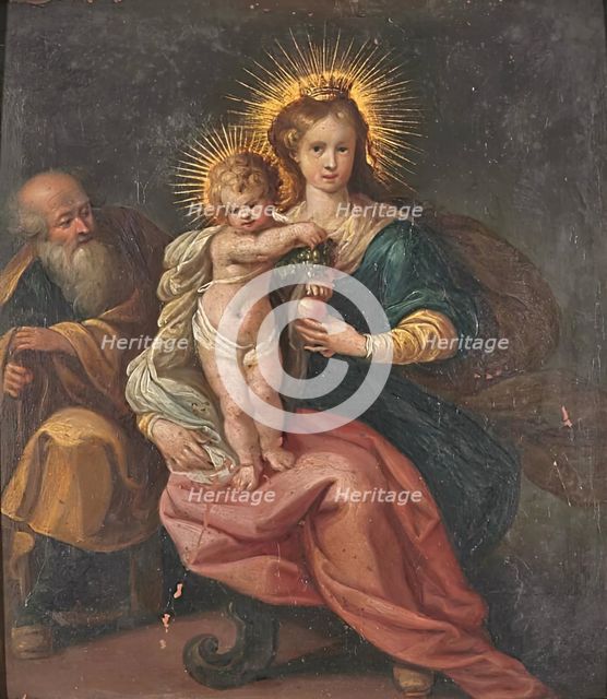 The Holy Family, 17th Century. Creator: Frans Francken II.