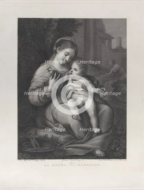 The Holy Family, 1811. Creators: Pietro Bonato, Giovanni Tognolli.