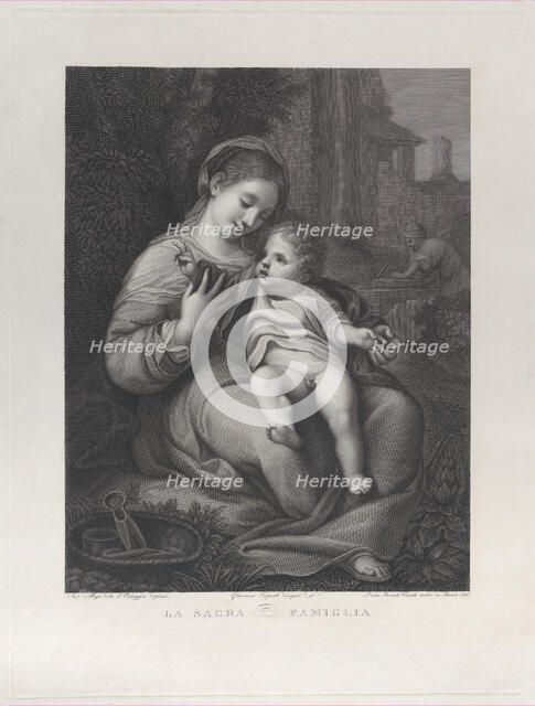 The Holy Family, 1811. Creators: Pietro Bonato, Giovanni Tognolli.