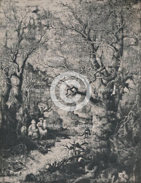 'The Holy Family', 1855, (1946). Artist: Rodolphe Bresdin.