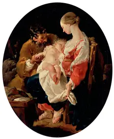The Holy Family 18th century. Creator: Hallé, Noël (1711-1781)
