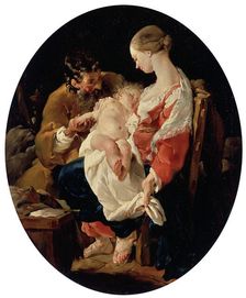 The Holy Family 18th century. Creator: Hallé, Noël (1711-1781)