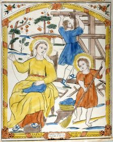 The Holy Family, 19th century. Artist: Anon