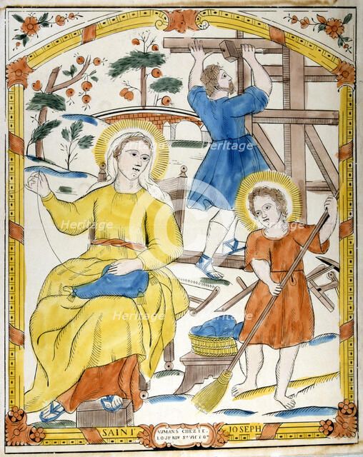 The Holy Family, 19th century. Artist: Anon