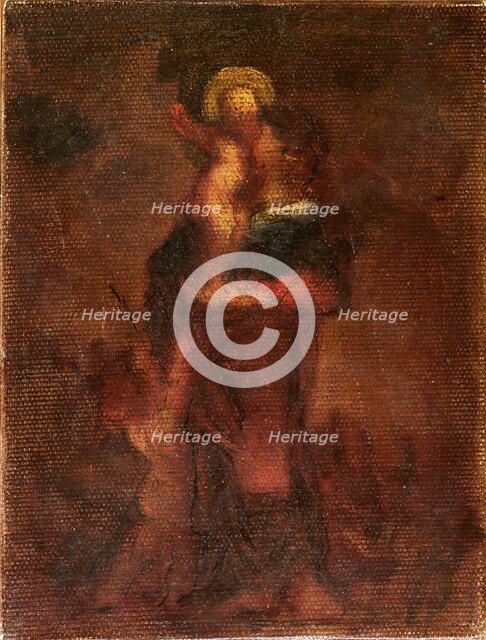 The Holy Family, mid-late 19th century. Creator: Robert Loftin Newman.