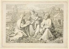 The Holy Family, n.d. Creator: Ludwig Ferdinand Schnorr von Carolsfeld