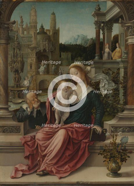 The Holy Family, about 1507-1508. Creator: Jan Gossaert.