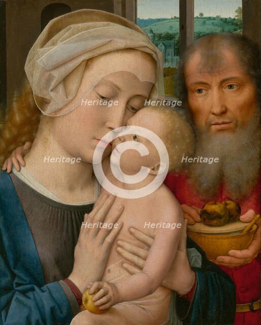The Holy Family, about 1520. Creator: Gerard David.
