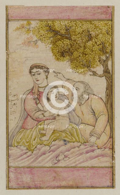 The Holy Family (after a European design), 17th century. Creator: Unknown.