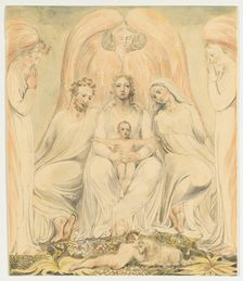 The Holy Family (also known as Christ in the Lap of Truth), c. 1805. Creator: William Blake (British, 1757-1827)