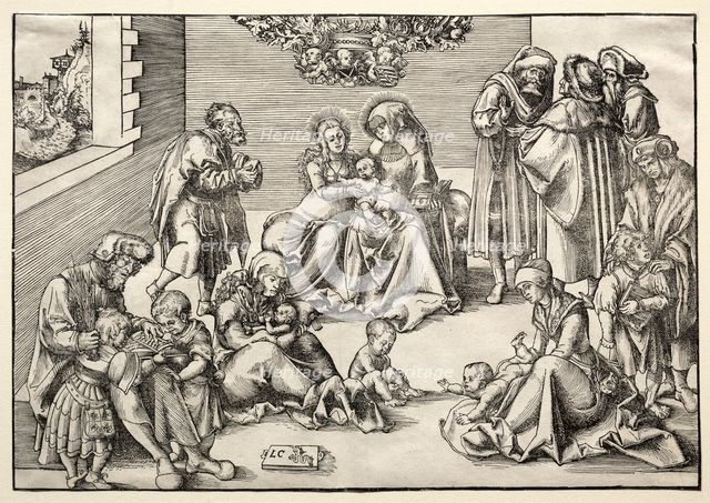 The Holy Family and Kindred. Creator: Lucas Cranach (German, 1472-1553).
