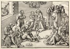 The Holy Family and Kindred. Creator: Lucas Cranach (German, 1472-1553)