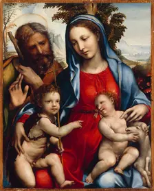 The Holy Family and St. John, between 1477 and 1549. Creator: Sodoma