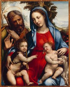 The Holy Family and St. John, between 1477 and 1549. Creator: Sodoma