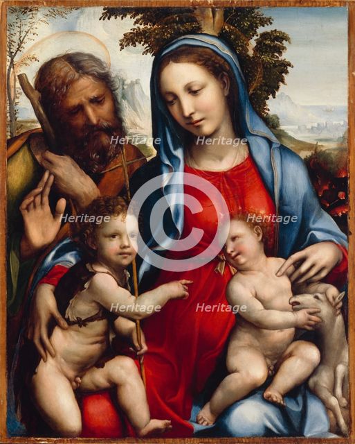 The Holy Family and St. John, between 1477 and 1549. Creator: Sodoma.