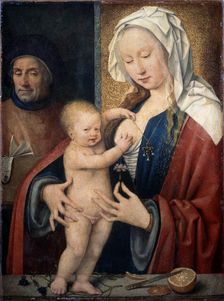 The Holy Family between 1464 and 1540. Artist: Joos van Cleve