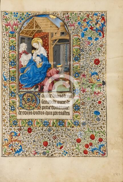 The Holy Family; Book of Hours, about 1440-1450. Creator: Workshop of the Bedford Master.