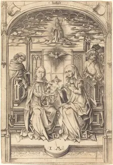 The Holy Family, c. 1475/1480. Creator: Israhel van Meckenem