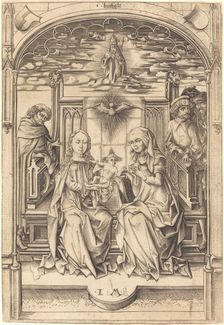 The Holy Family, c. 1475/1480. Creator: Israhel van Meckenem
