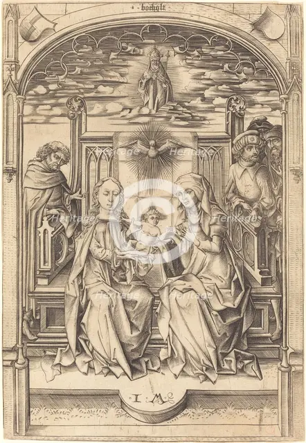 The Holy Family, c. 1475/1480. Creator: Israhel van Meckenem.