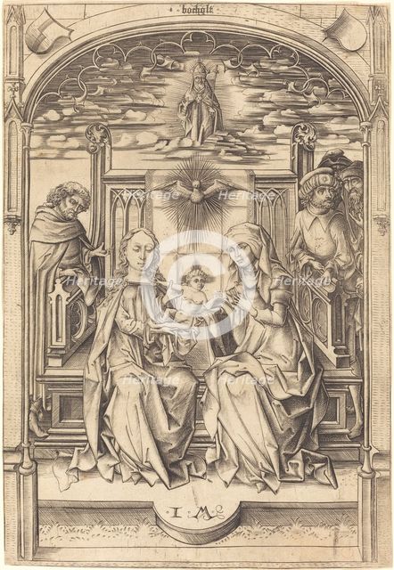 The Holy Family, c. 1475/1480. Creator: Israhel van Meckenem.