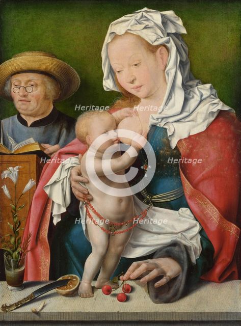 The Holy Family, c. 1520. Artist: Cleve, Joos, van (ca. 1485-1540)