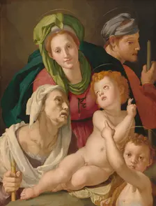 The Holy Family, c. 1527/1528. Creator: Agnolo Bronzino