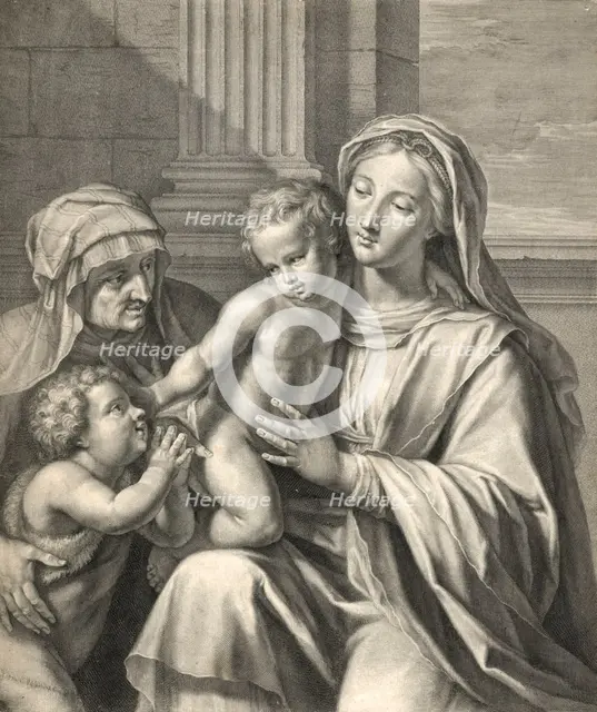 The Holy Family,  c. 1656-71. Creator: Nicolas Pitau.