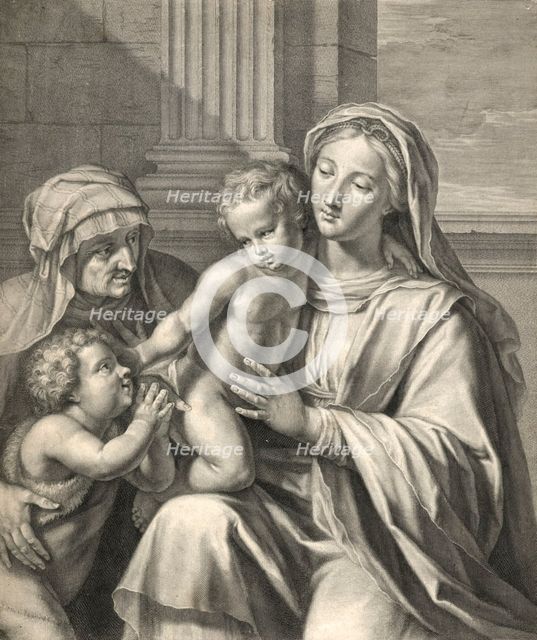 The Holy Family,  c. 1656-71. Creator: Nicolas Pitau.
