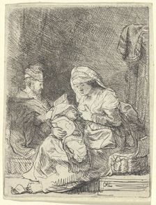 The Holy Family, c. 1632. Creator: Rembrandt Harmensz van Rijn
