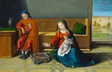 The Holy Family, c1515-1520. Creator: Benvenuto Tisi da Garofalo