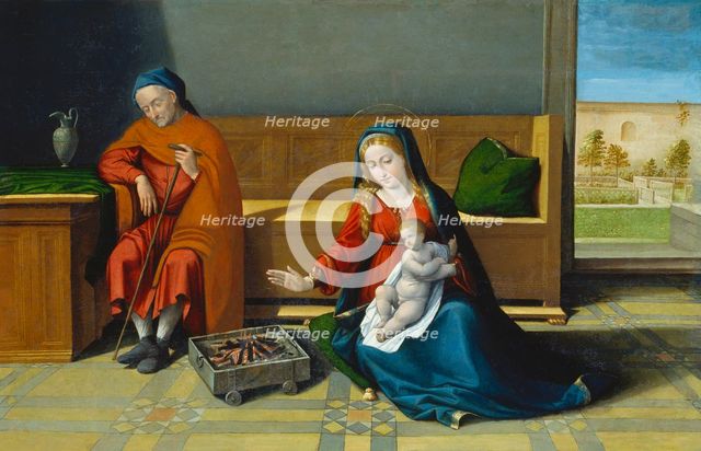 The Holy Family, c1515-1520. Creator: Benvenuto Tisi da Garofalo.