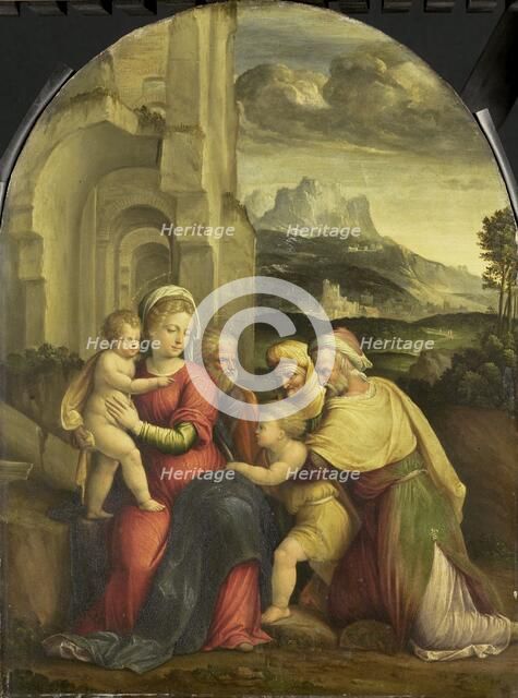 The Holy Family, c.1535. Creator: Benvenuto Tisi da Garofalo.