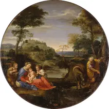 The Holy Family c1604. Creator: Carracci, Annibale (1560-1609)