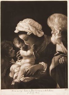 The Holy Family, (c1610s), c1760s. Creator: William Baillie