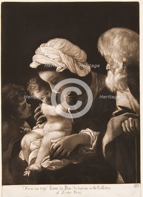 The Holy Family, (c1610s), c1760s.  Creator: William Baillie.