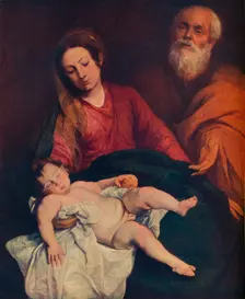 The Holy Family c1624. Artist: Anthony van Dyck