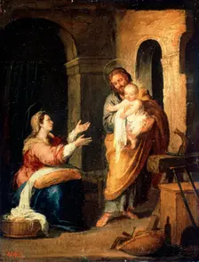 The Holy Family c1660-c1670. Artist: Bartolomé Esteban Murillo