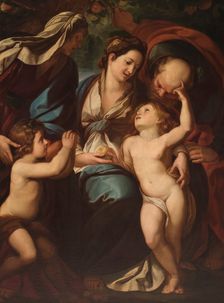 The Holy Family (Copy after Giulia Cesare Procaccini), c1864. Creator: Florian Cynk