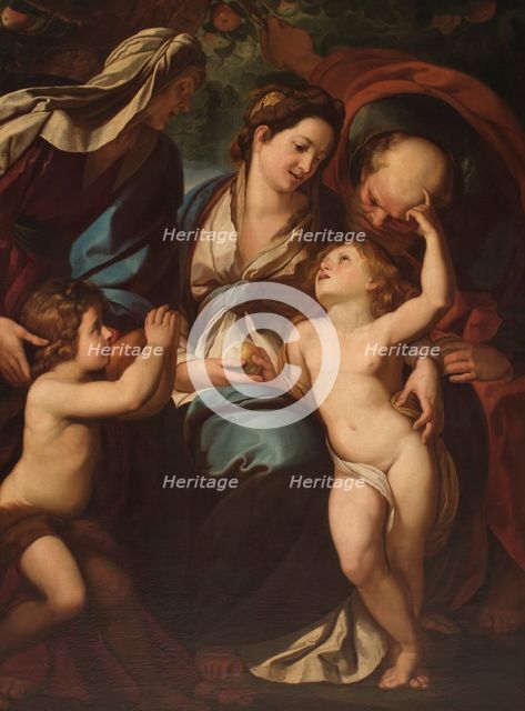 The Holy Family (Copy after Giulia Cesare Procaccini), c1864. Creator: Florian Cynk.