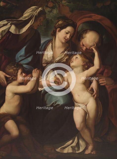 The Holy Family (Copy after Giulia Cesare Procaccini), c1864. Creator: Florian Cynk.