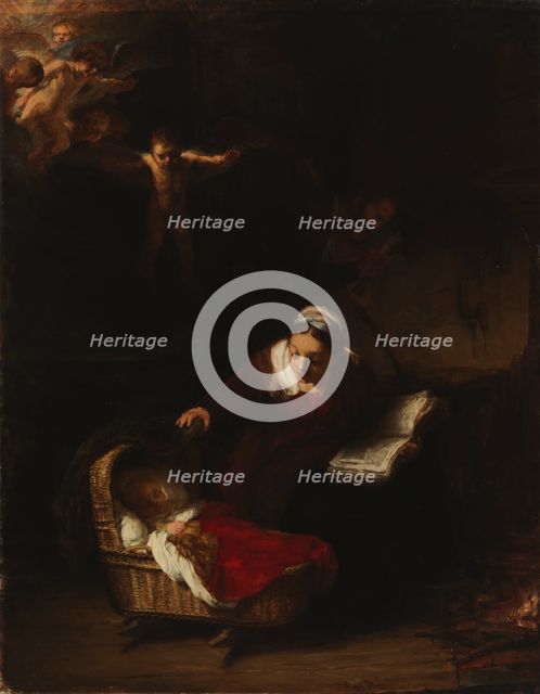 The Holy Family, copy after Rembrandt, 1892. Creator: Venny Soldan-Brofeldt.
