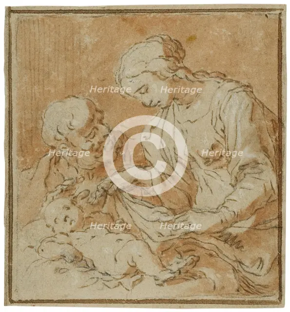 The Holy Family. Creator: Abraham Bloemaert.